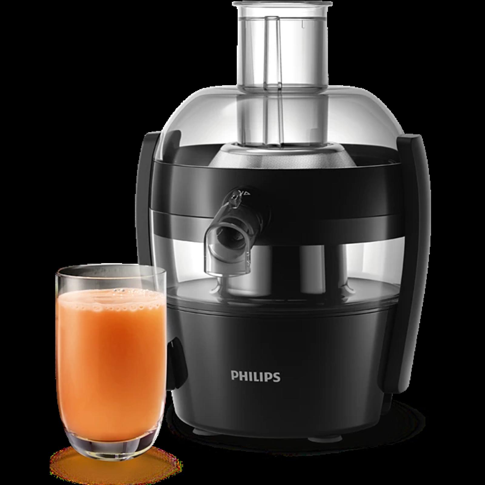 Philips 500W 1.5 Litre Quickclean Juicer, Black
