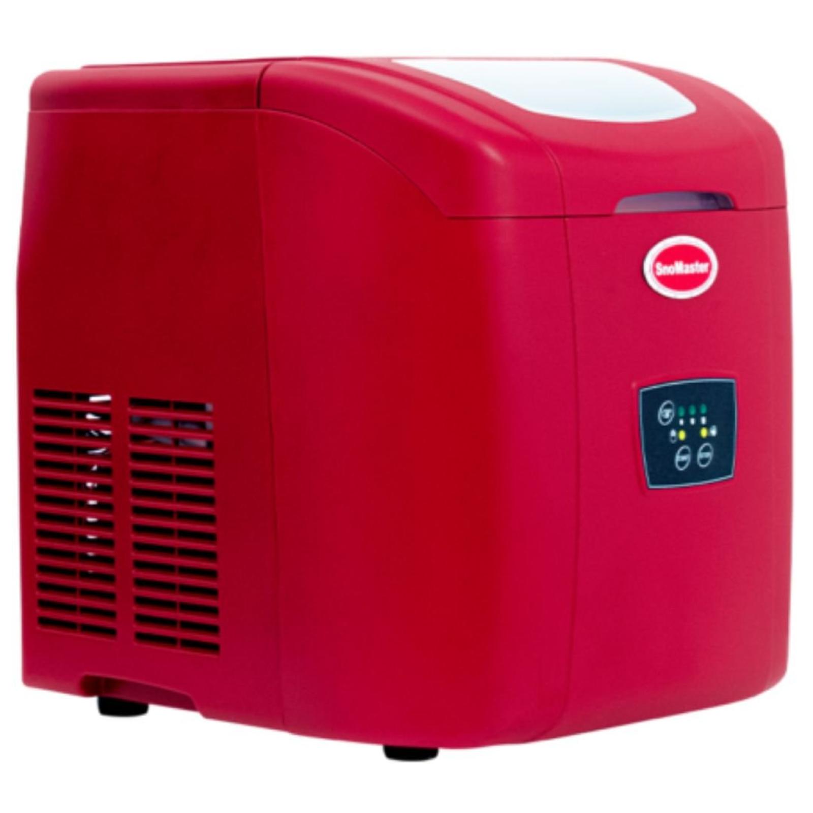 SnoMaster ZB-14 12Kg/24Hr Counter-Top Bullet Type Ice-Maker - Red