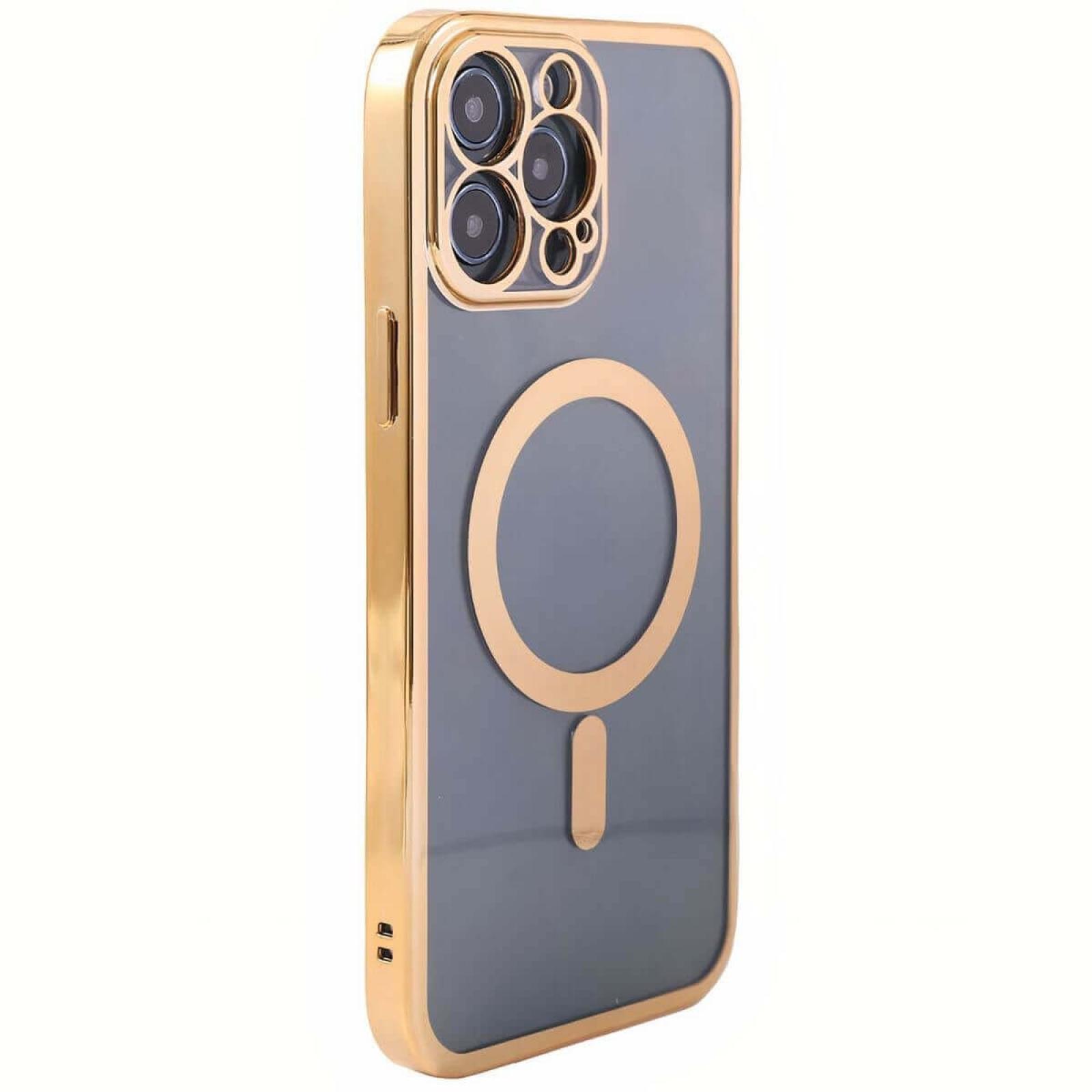 iPhone 15 Pro Gold MagSafe Cover - Sleek, Magnetic & Protective
