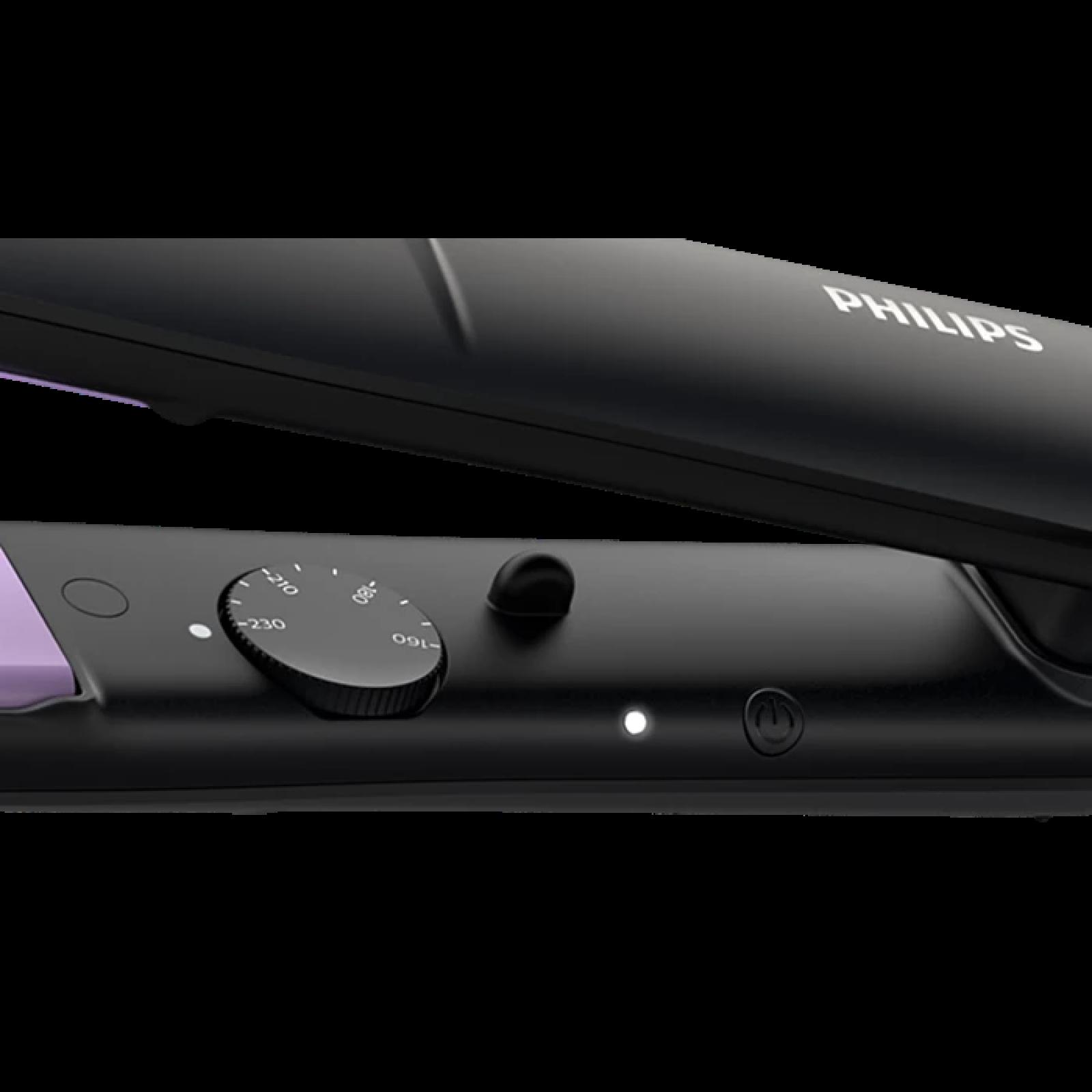 Philips ThermoProtect StraightCare Essential Straightener - Black & Purple