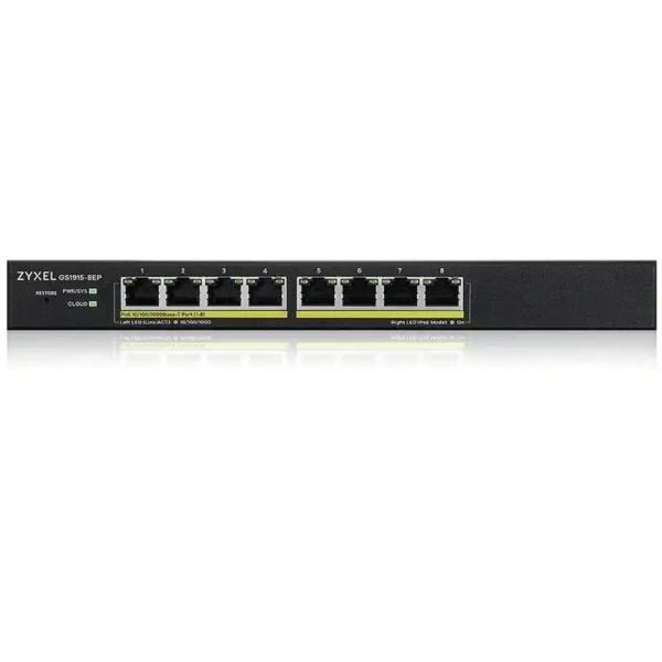 Zyxel GS1915-8EP, 8-port GbE PoE Smart hybrid mode Switch