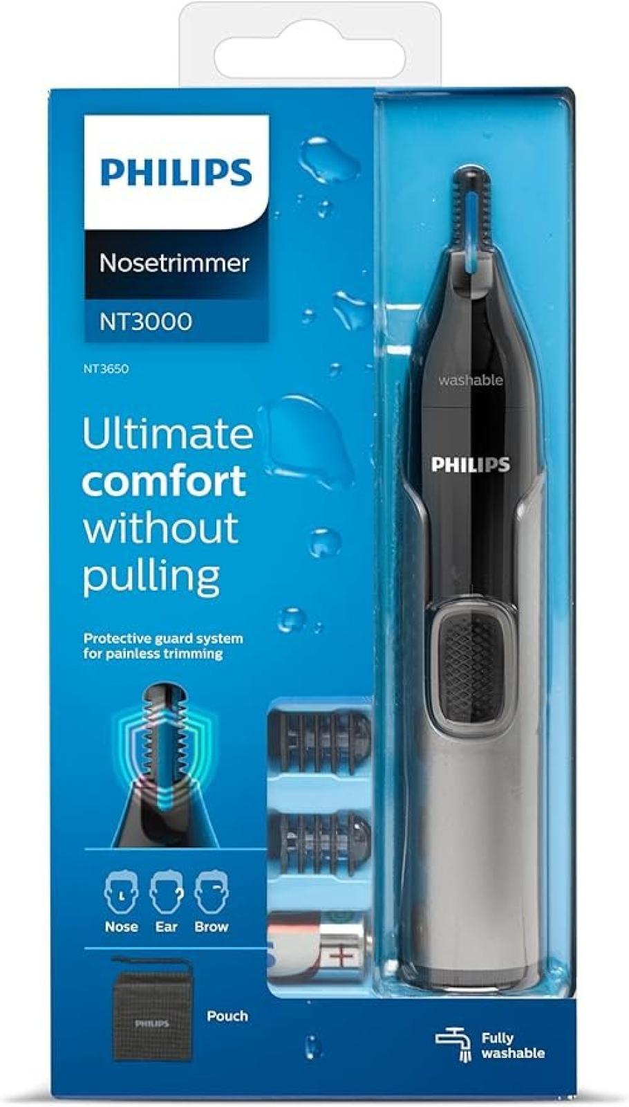 Philips Series 3000 Nose, Ear & Eyebrow Trimmer - Grey