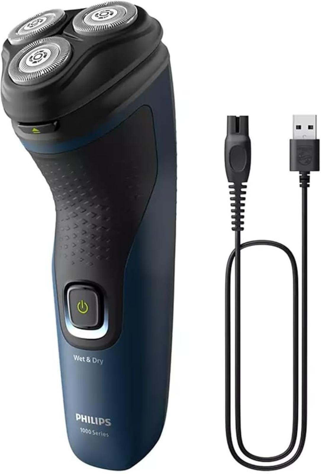 Philips Wet & Dry Electric Shaver 1000 Series - USB-A Charging