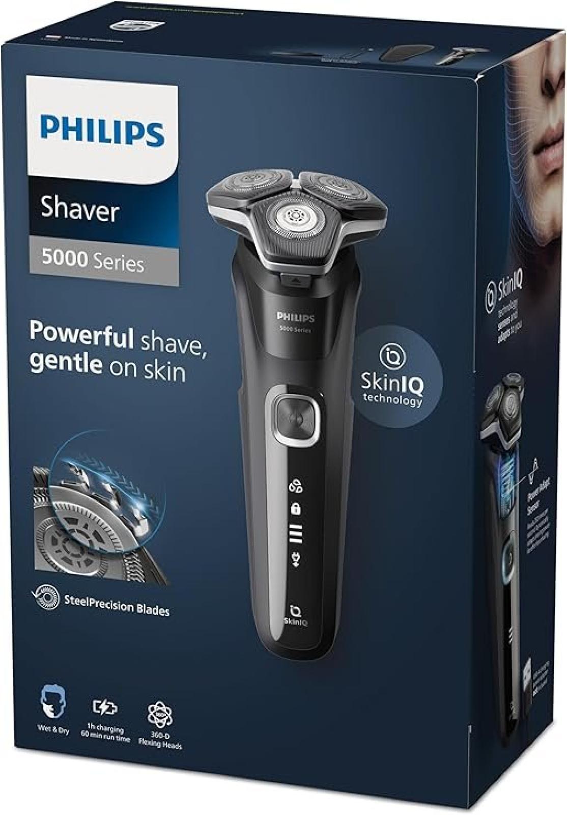 Philips 5000 Series Wet & Dry Electric Shaver with SkinIQ S5898/38