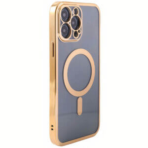 iPhone 15 Pro Gold MagSafe Cover - Sleek, Magnetic & Protective - Image 1