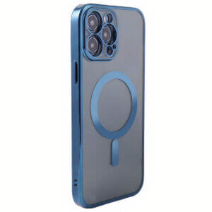 iPhone 15 Pro Max Blue MagSafe Cover - Sleek, Magnetic & Protective - Image 1