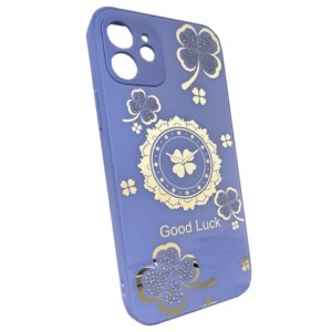 iPhone 12 Purple Good Luck Case – Ultra-Thin & Protective - Image 1