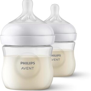Philips Avent Natural Response 2 Bottles 4oz/125ml 0m+ Philips Avent Scy900/02