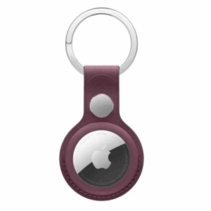 AirTag FineWoven Key Ring - Mulberry